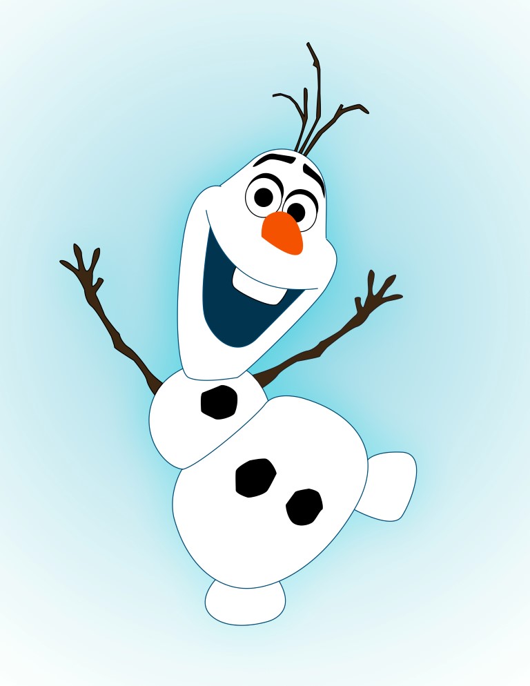 Ben depressief schuif Nathaniel Ward How To Draw Olaf From Frozen - Draw Central