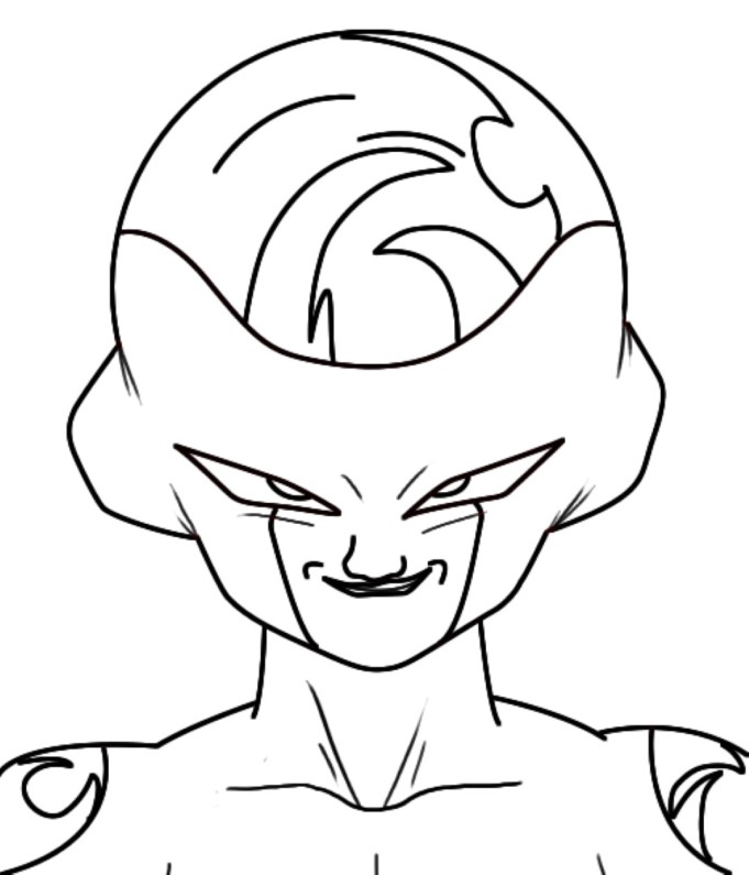 dbz coloring pages frieza - photo #37