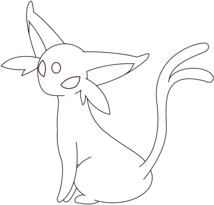 umbreon coloring pages free - photo #49
