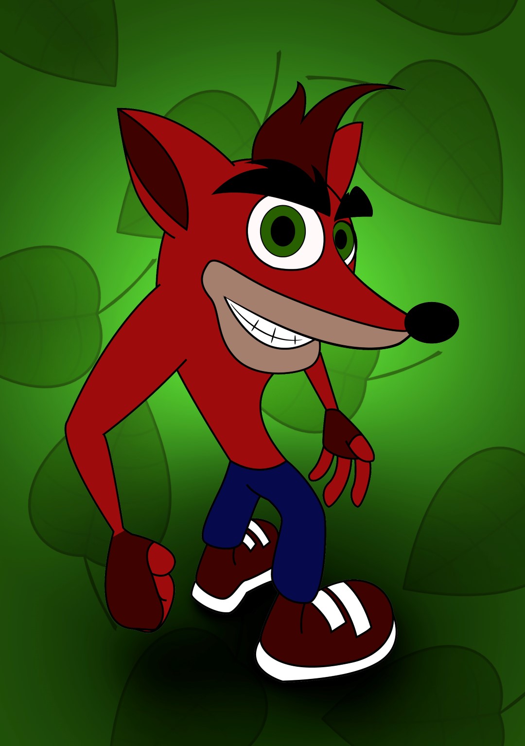 crash bandicoot anime form