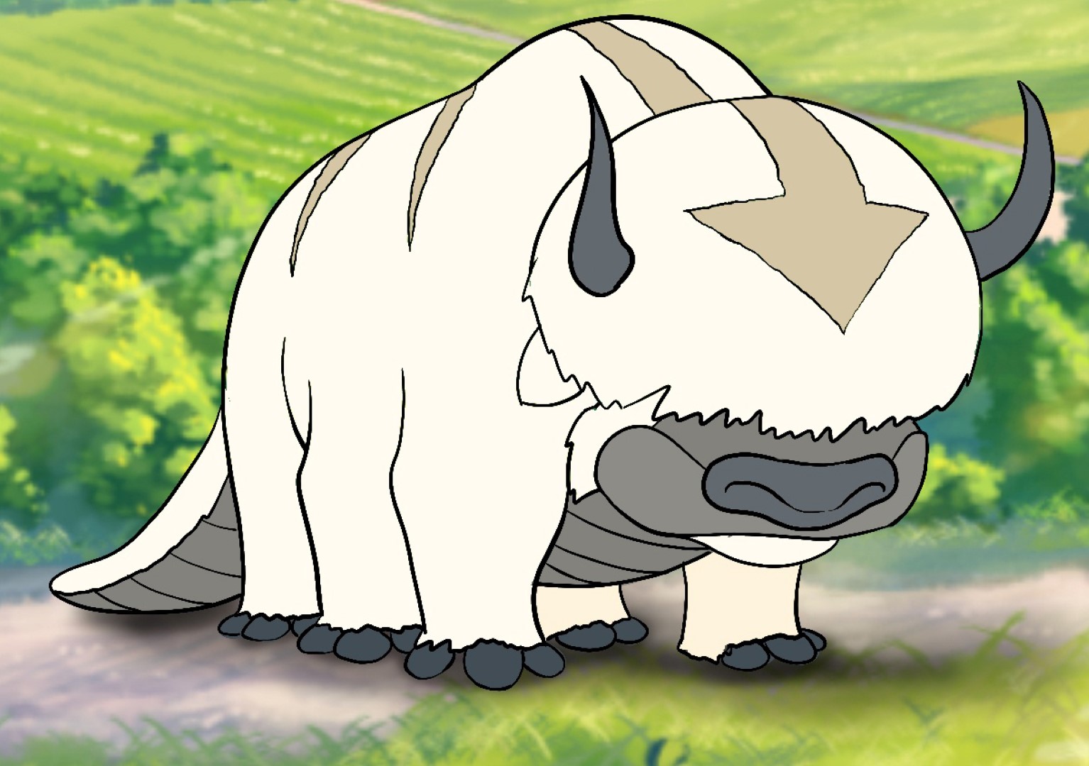How To Draw Appa From Avatar The Last Airbender - Draw Central.