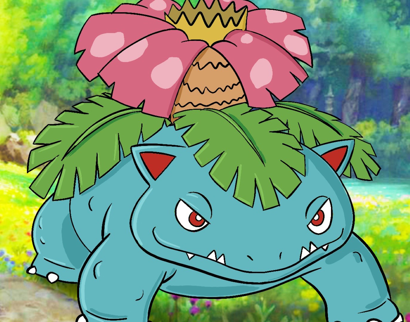 Let's learn how to draw Venusaur! 
