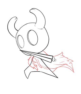 How To Draw Hollow Knight Step 6