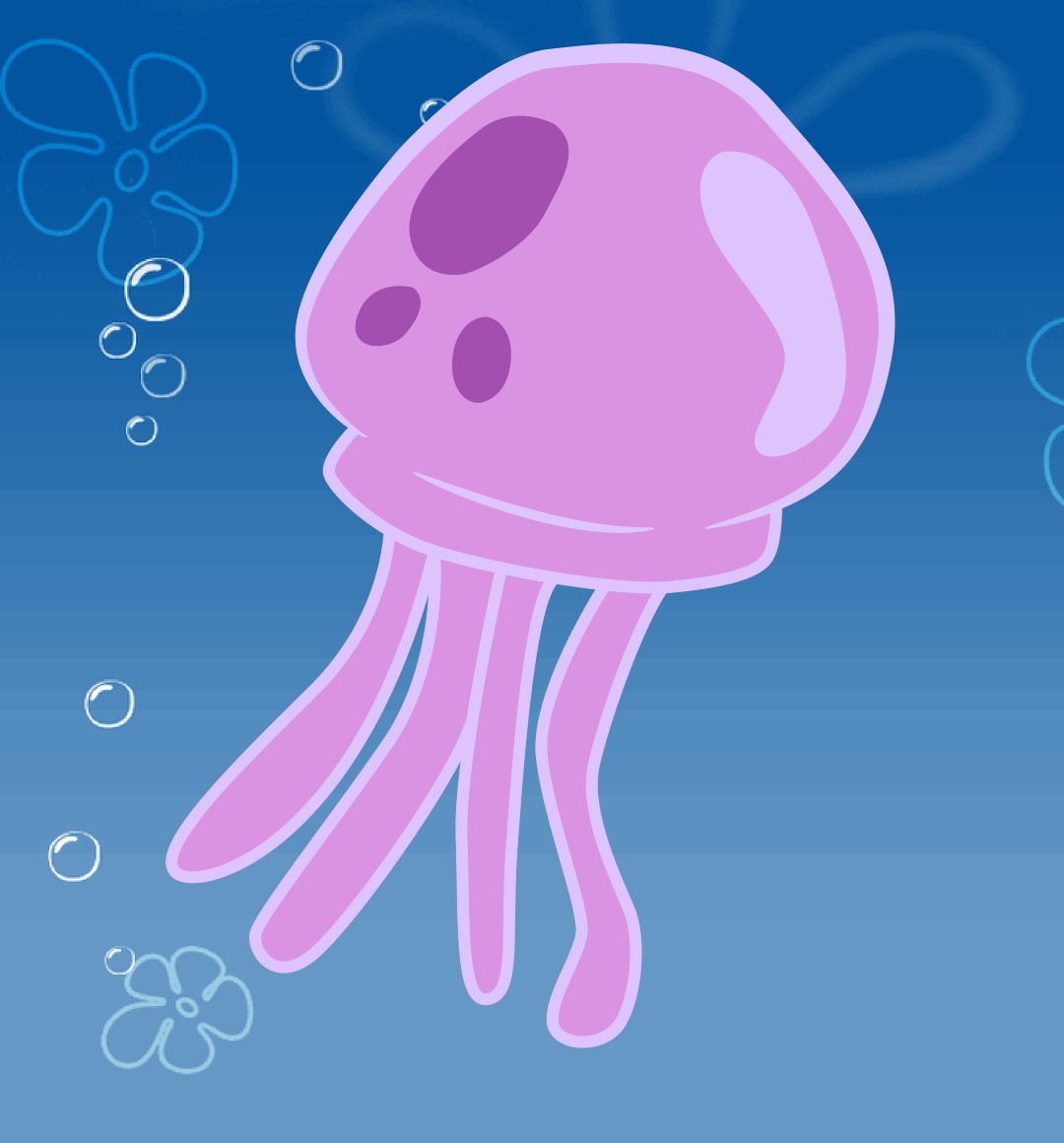 How To Draw A Spongebob Jellyfish Draw Central