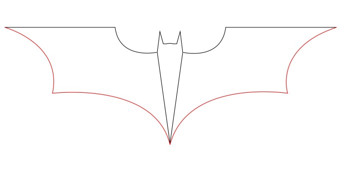 How To Draw The Batman Logo Draw Central