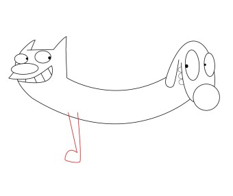 How To Draw Catdog Step By Step Draw Central
