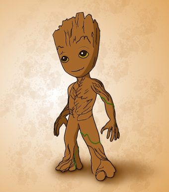 how to draw baby groot draw central how to draw baby groot draw central