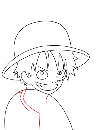 How To Draw Monkey D Luffy From One Piece Draw Central