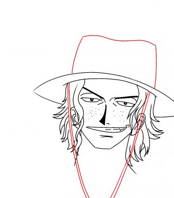 How To Draw Portgas D Ace From One Piece Draw Central