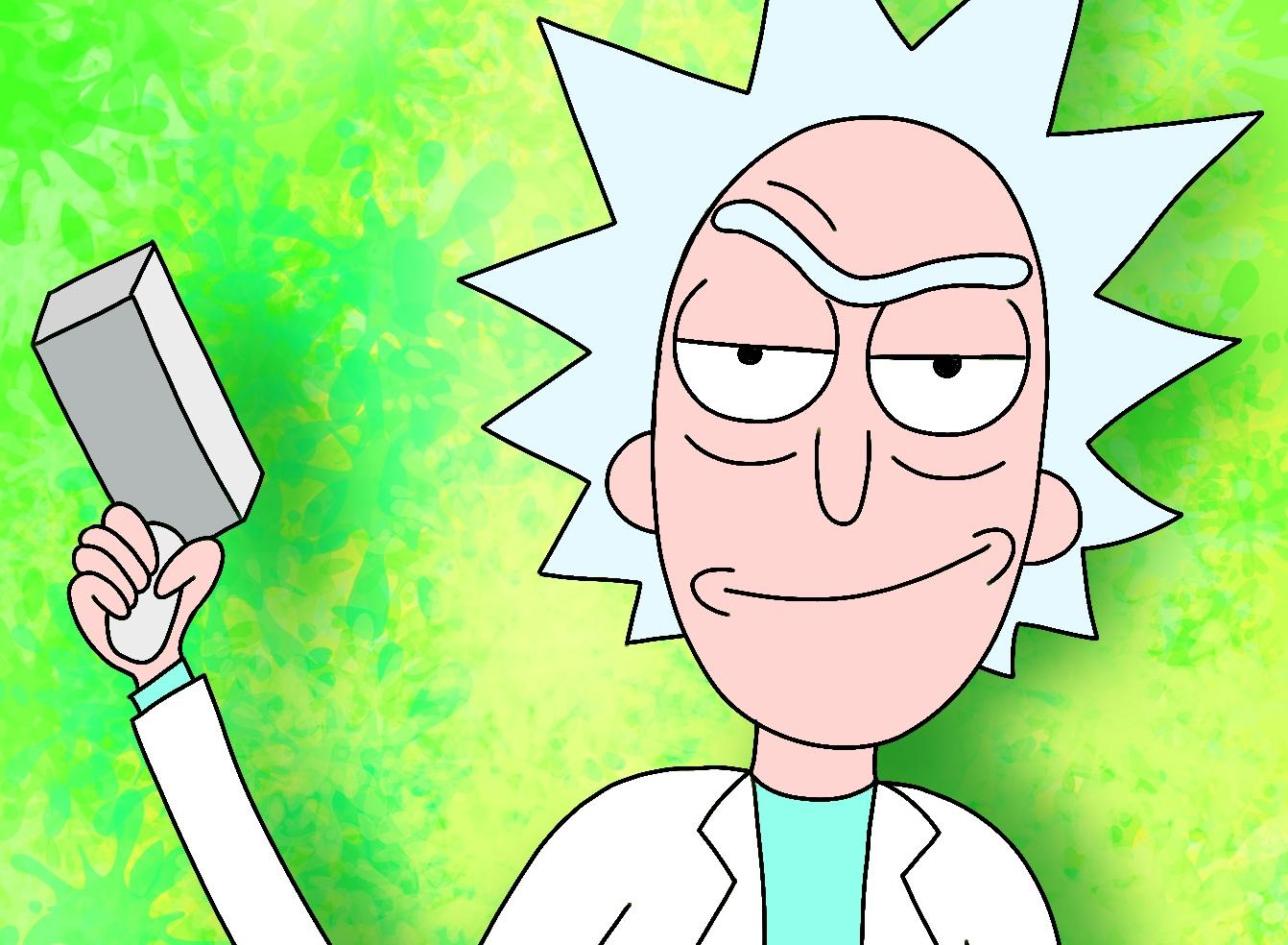How To Draw Rick Sanchez From Rick And Morty Draw Central
