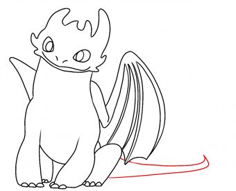 How To Draw Toothless From How To Train Your Dragon Draw Central