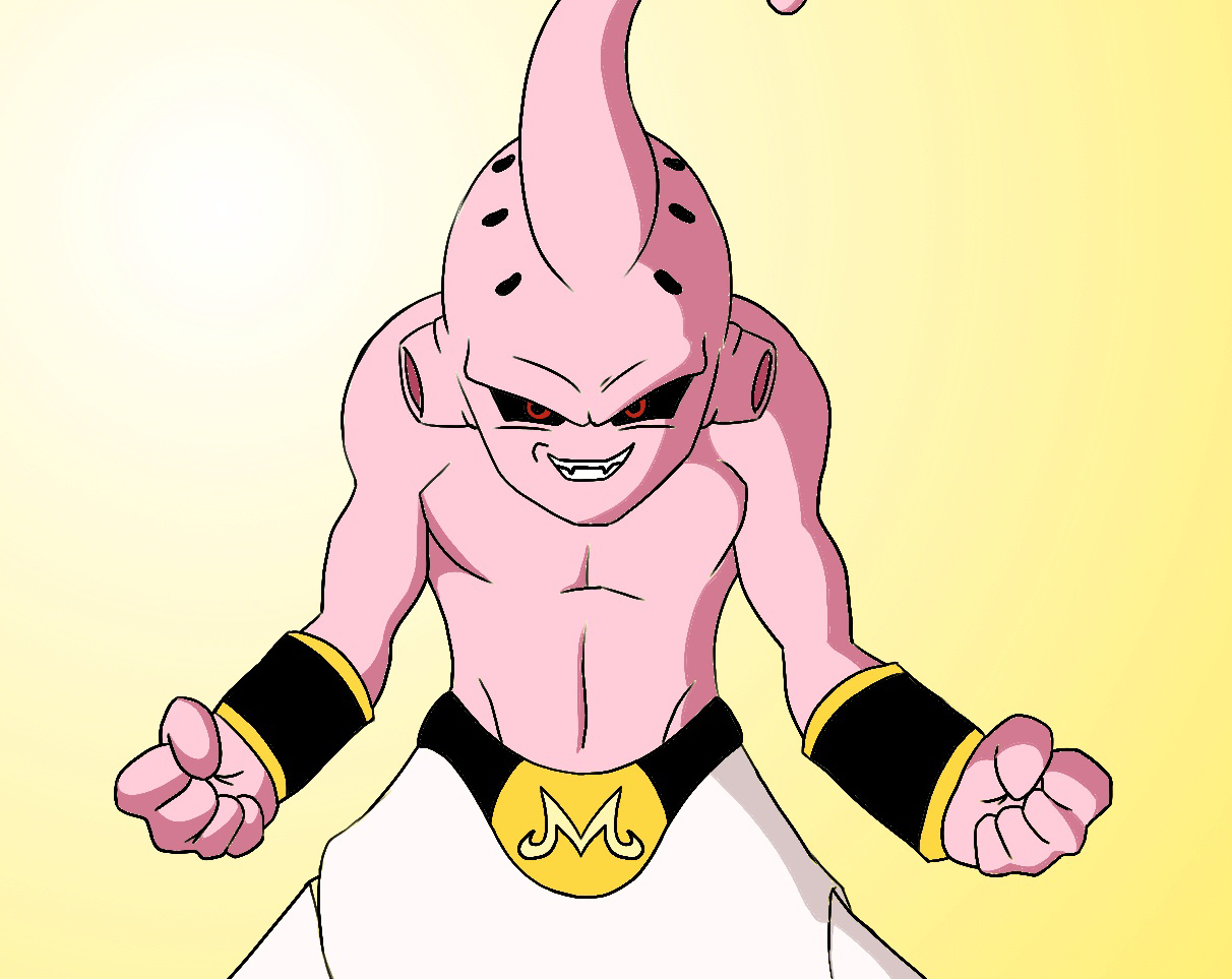 How To Draw Kid Buu From Dragon Ball Z - Draw Central