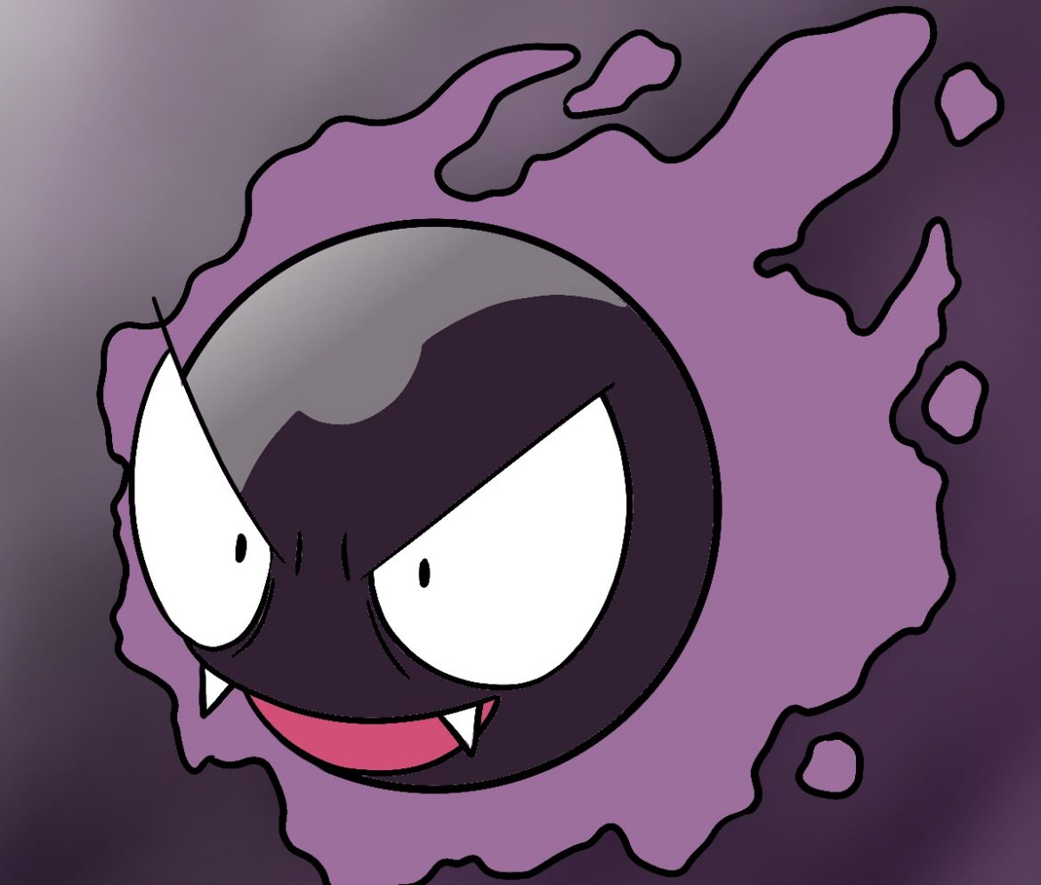 How To Draw Gastly Pokemon Draw Central