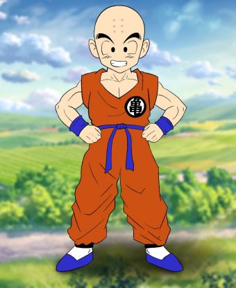 How To Draw Krillin From Dragon Ball 