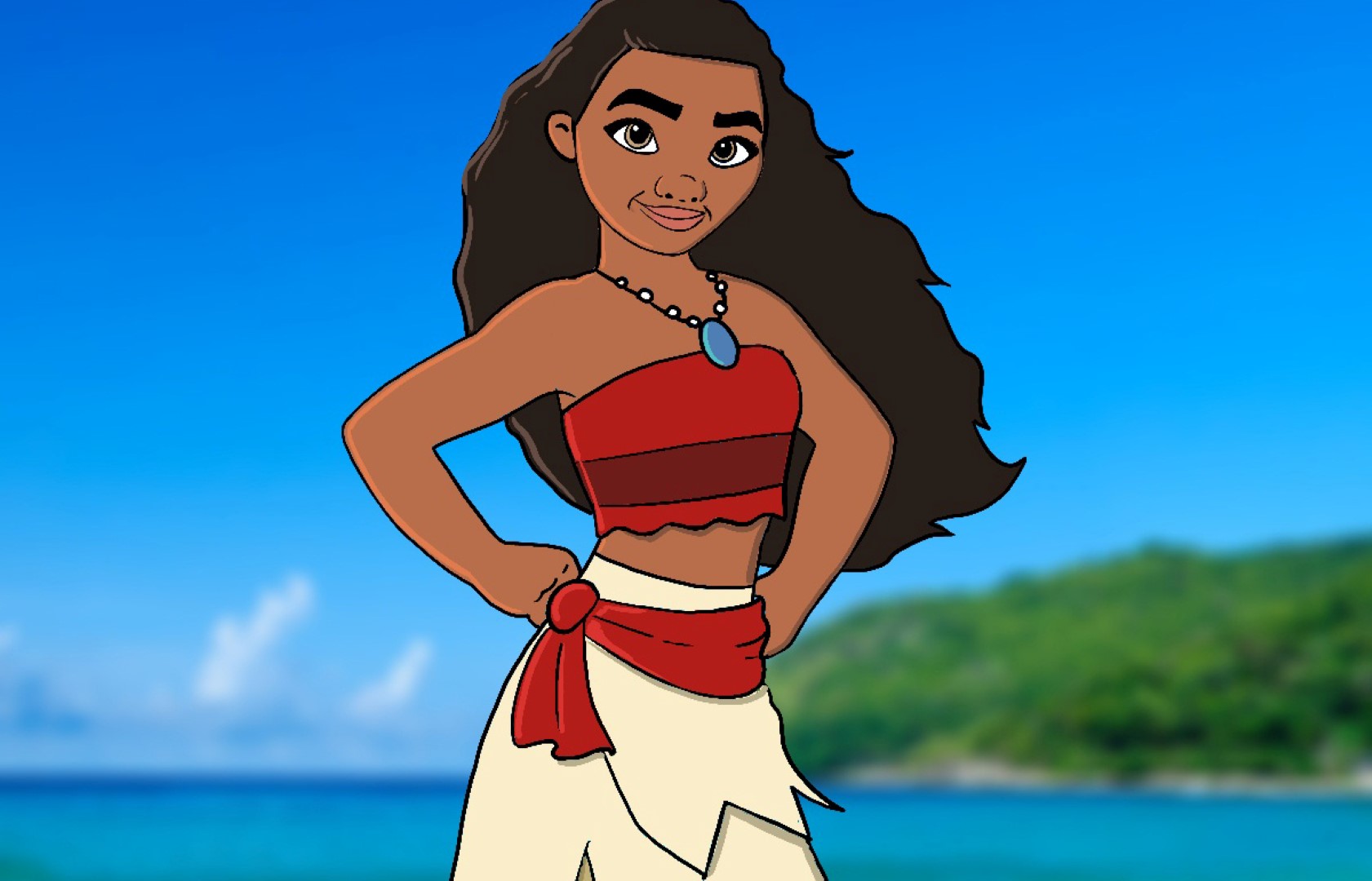 How To Draw Moana Draw Central