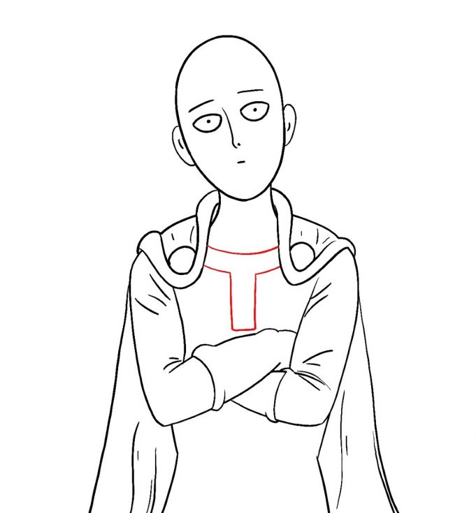 How To Draw Saitama From One Punch Man Draw Central