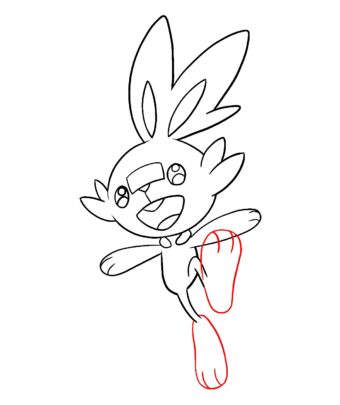 How To Draw Scorbunny Pokemon Draw Central