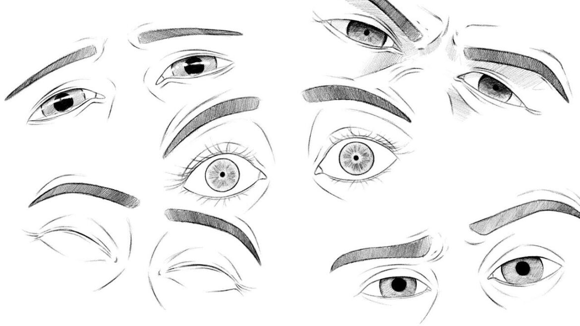 How To Draw Expressive Eyes Easy Draw Central