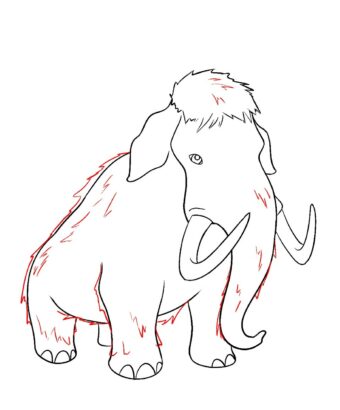 How To Draw A Woolly Mammoth Draw Central